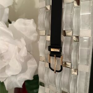 Chic Black and Gold New York Nichole miller Women's Belt